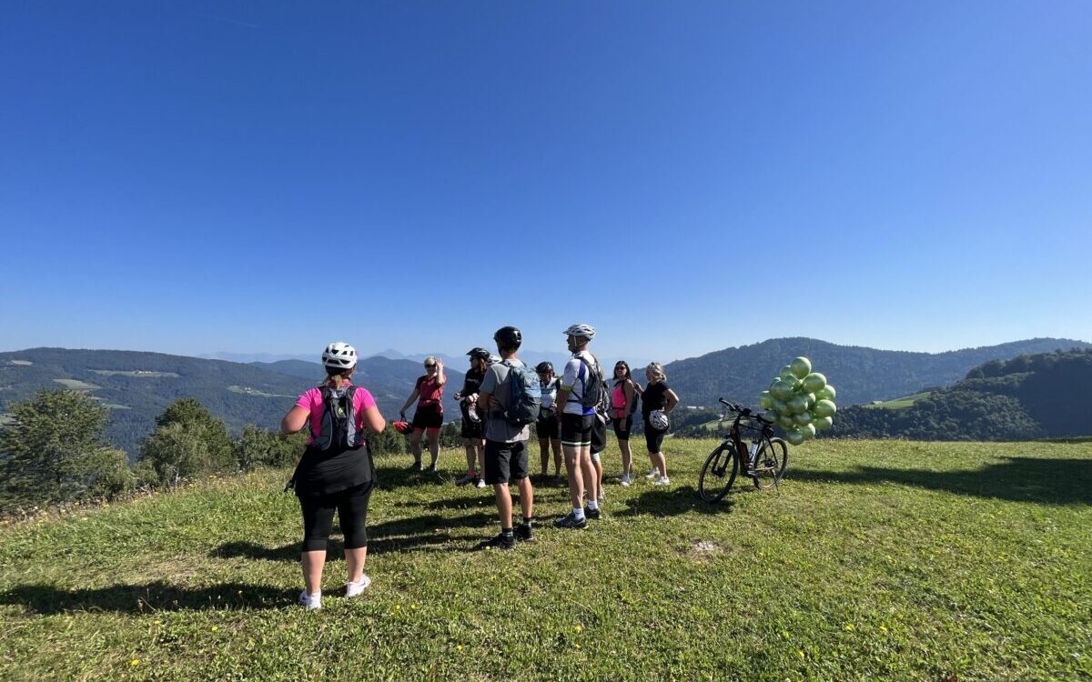 cycling team building in Slovenia