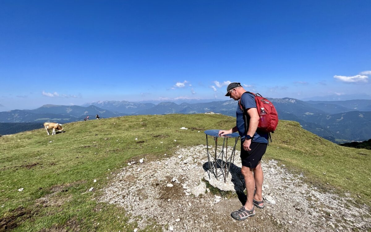 Slovenian Mountains - at the top of mount Blegos