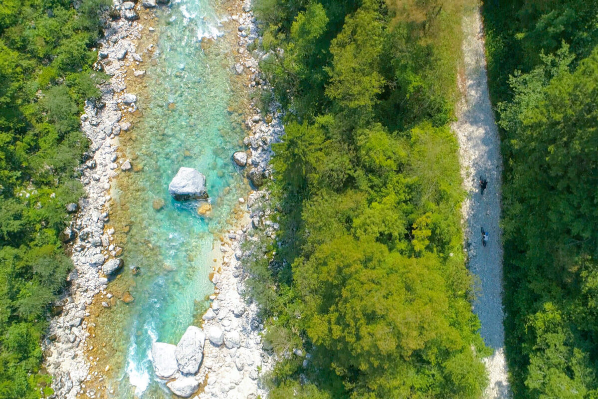 Breathtaking views of Soca river by your side