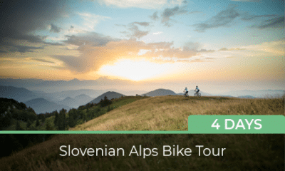Bike holidays in Slovenia - view on the Alps