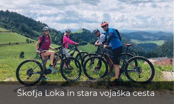 Kolesarjenje po Sloveniji Škofja Loka