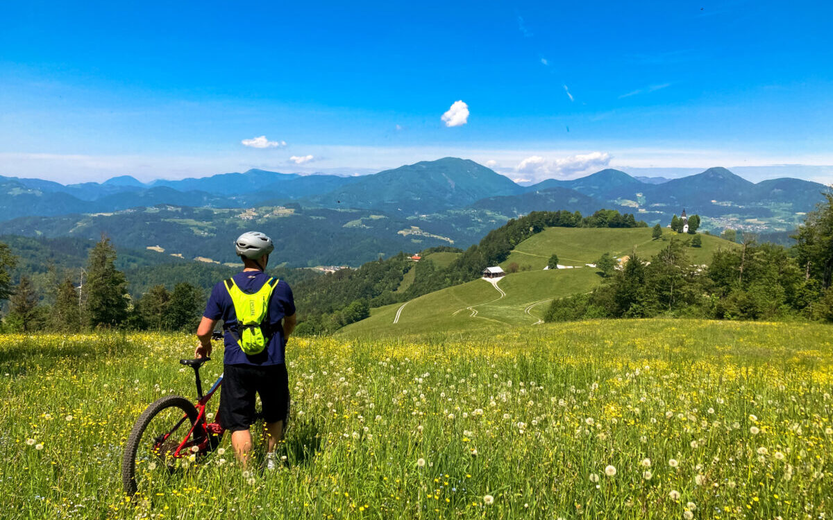 cycling through Slovenia on an Slovenian culinary delight adventure