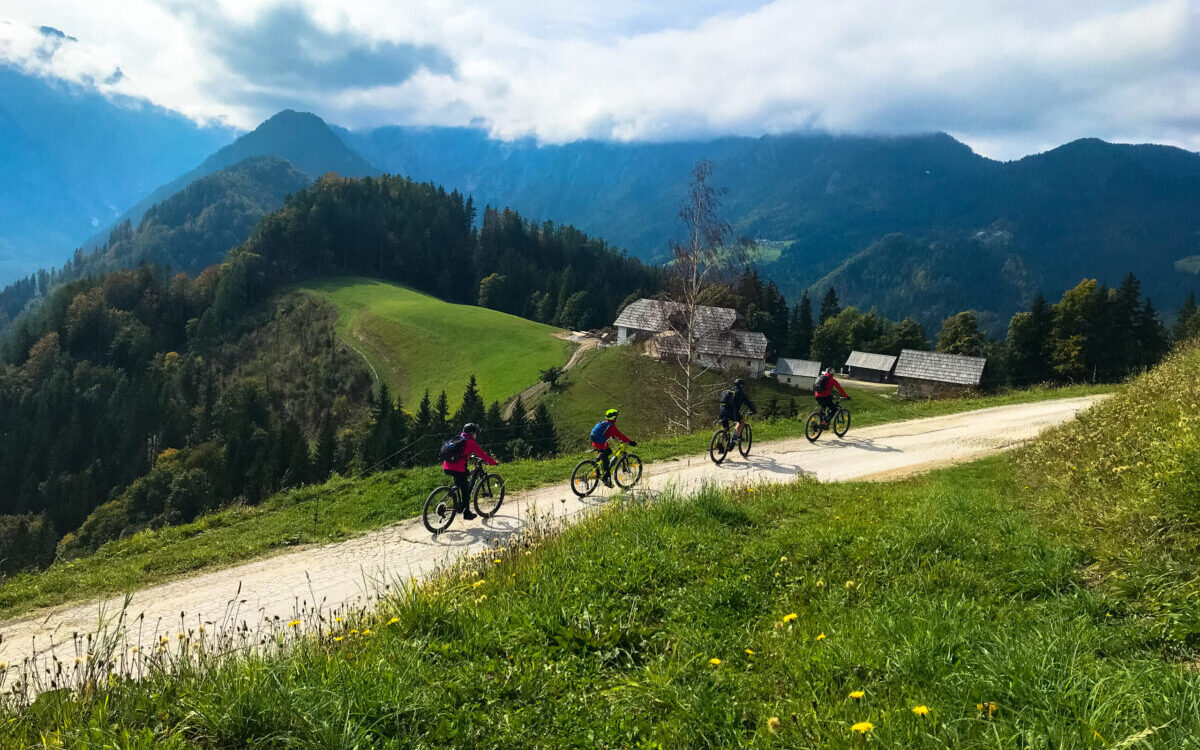 cycling trails in Slovenia with a family