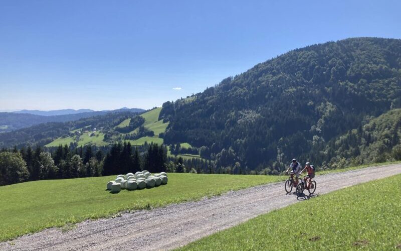 Cycling trails of Skofja Loka with endless possibilities.