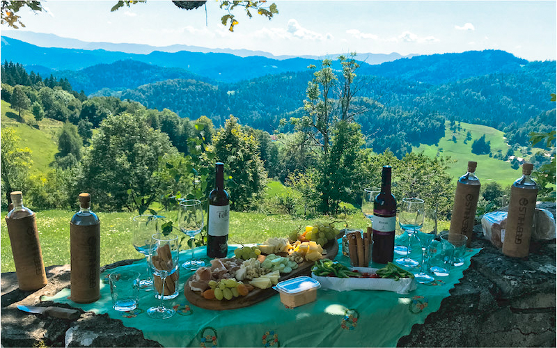 Culinary surprise with Greenhills Slovenia bike tours