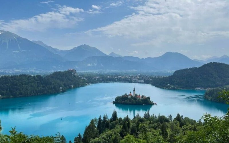 Slovenian mountains – Lake Bled Most instagrammable spots in Slovenia at Lake Bled