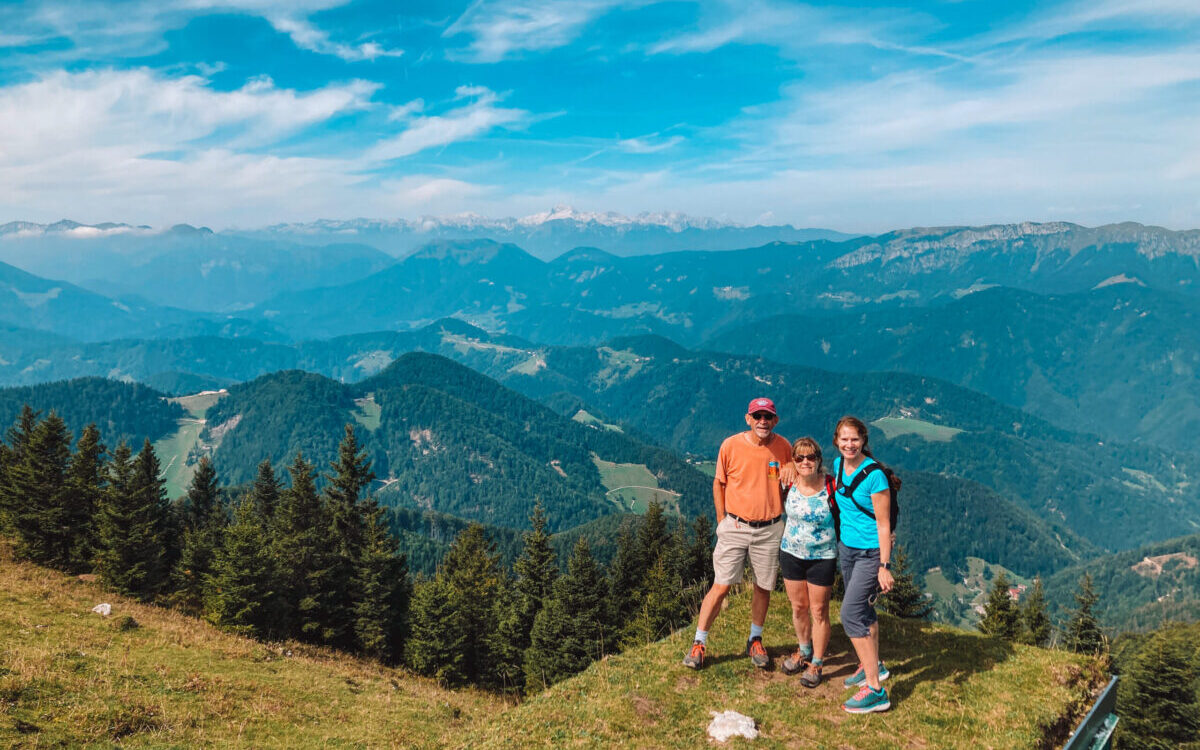 Most instagrammable spots in Slovenia at mount Blegos