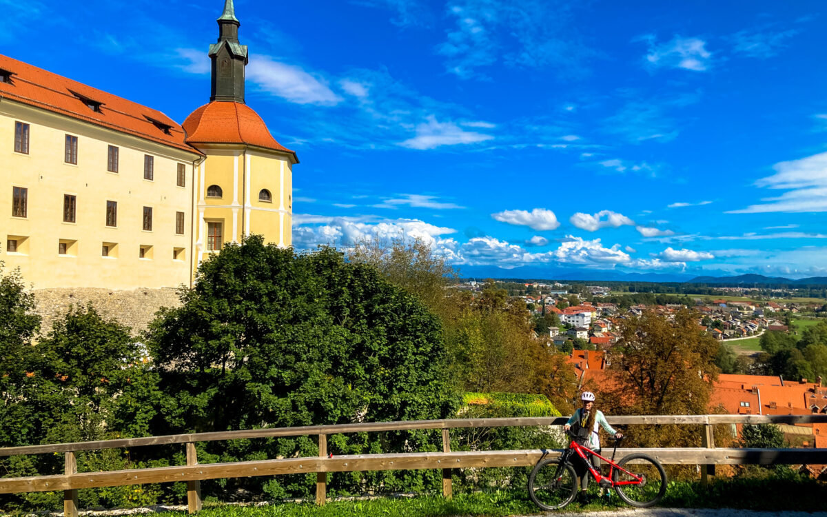 Bike tour Skofja Loka at ebike holidays in Slovenia