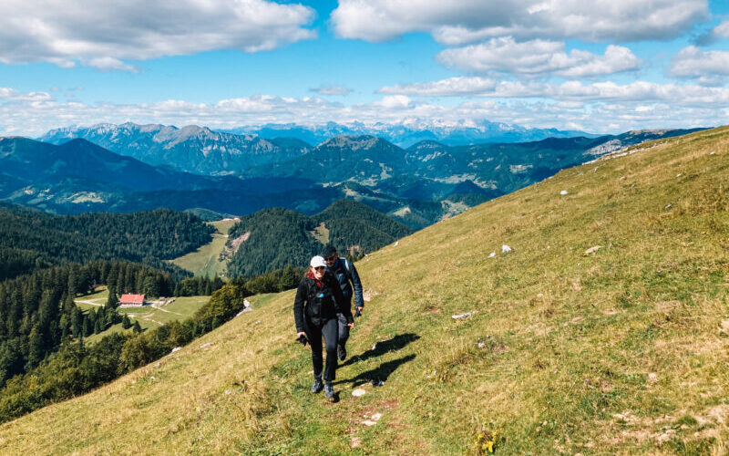 Hike and bike Slovenia at mount Blegos