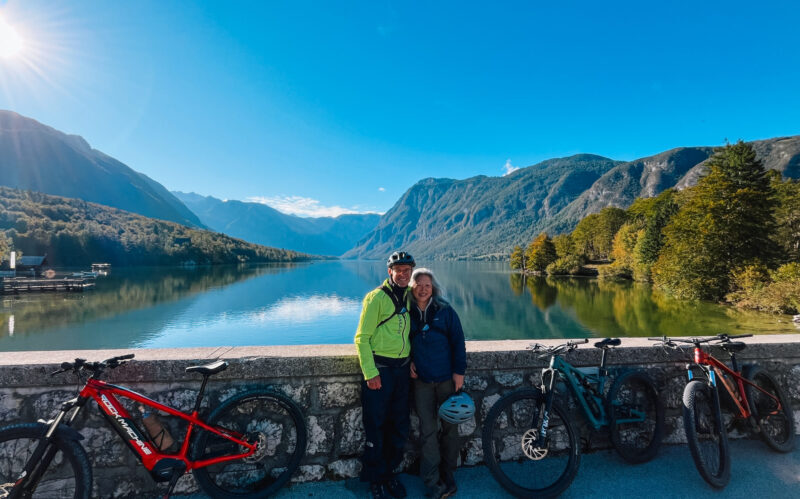 Bohinj Lake at Trans Slovenia e-bike tour