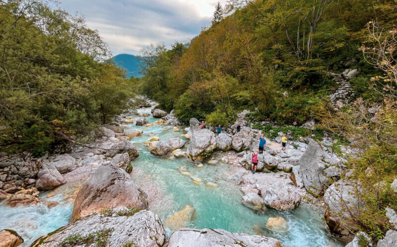 Bike tour Soča Valley fresh water