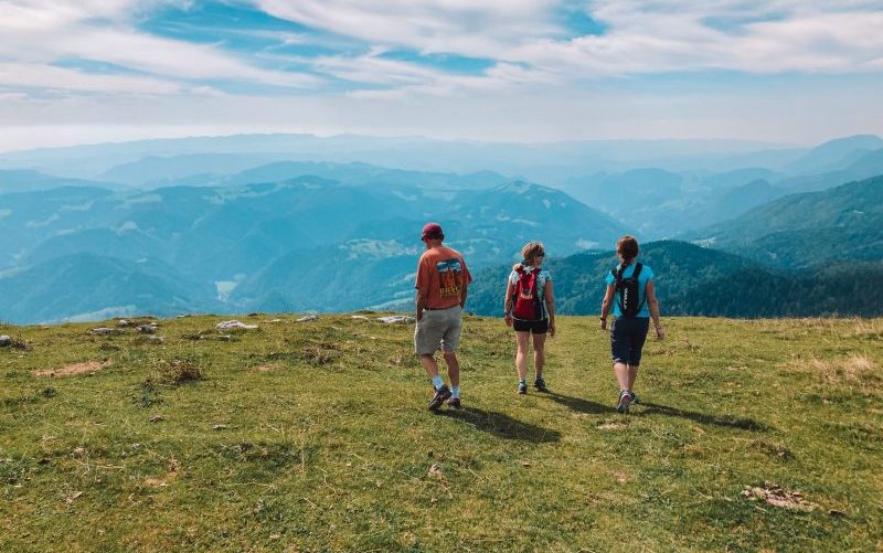 SLOwalk tours on top of mount Blegoš - Poljanska Valley